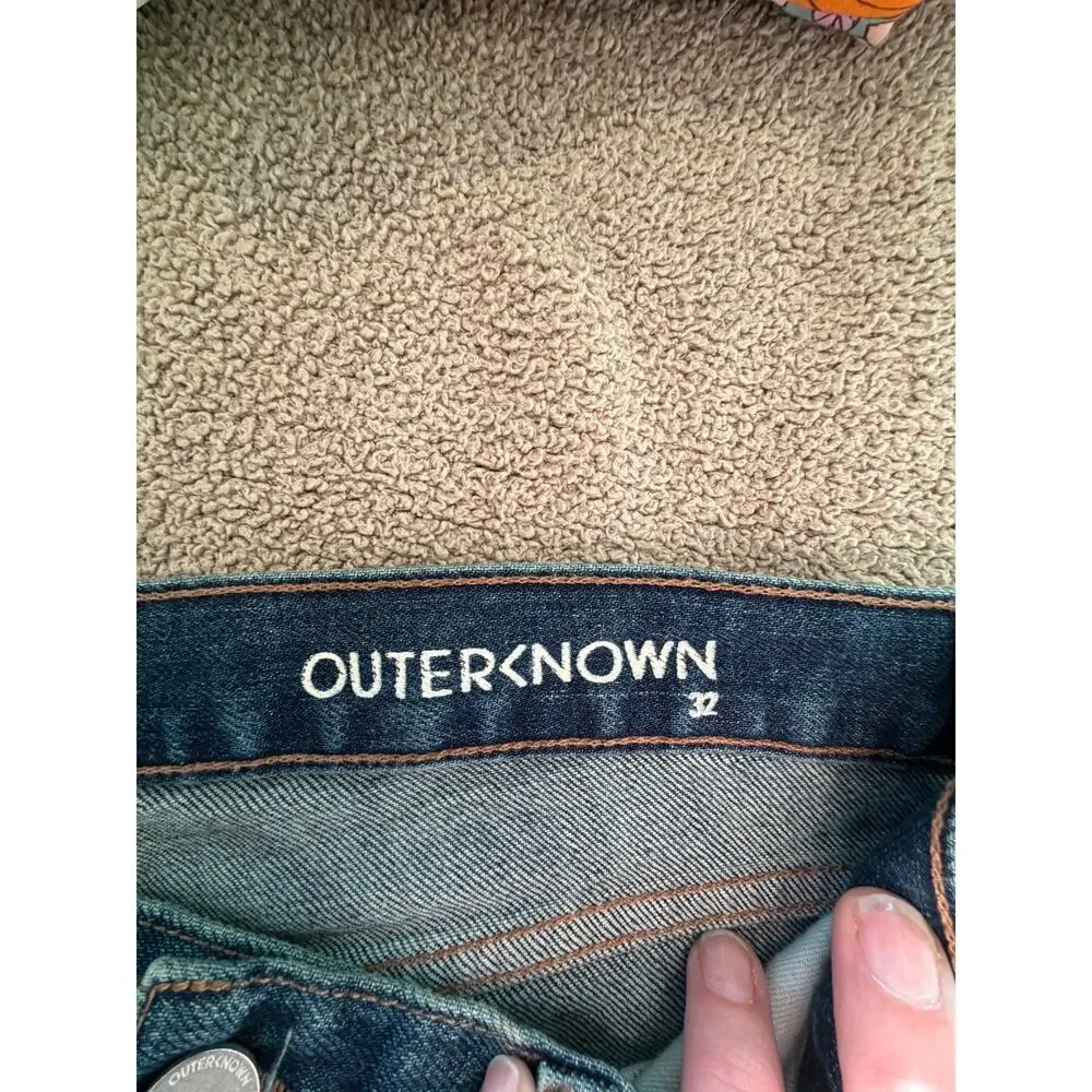 Outerknown Sea Jeans Amabassador Slim Fit 32 x 34 Medium Wash Mens NWT